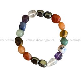 7 Chakra Tumble Stone Bracelet